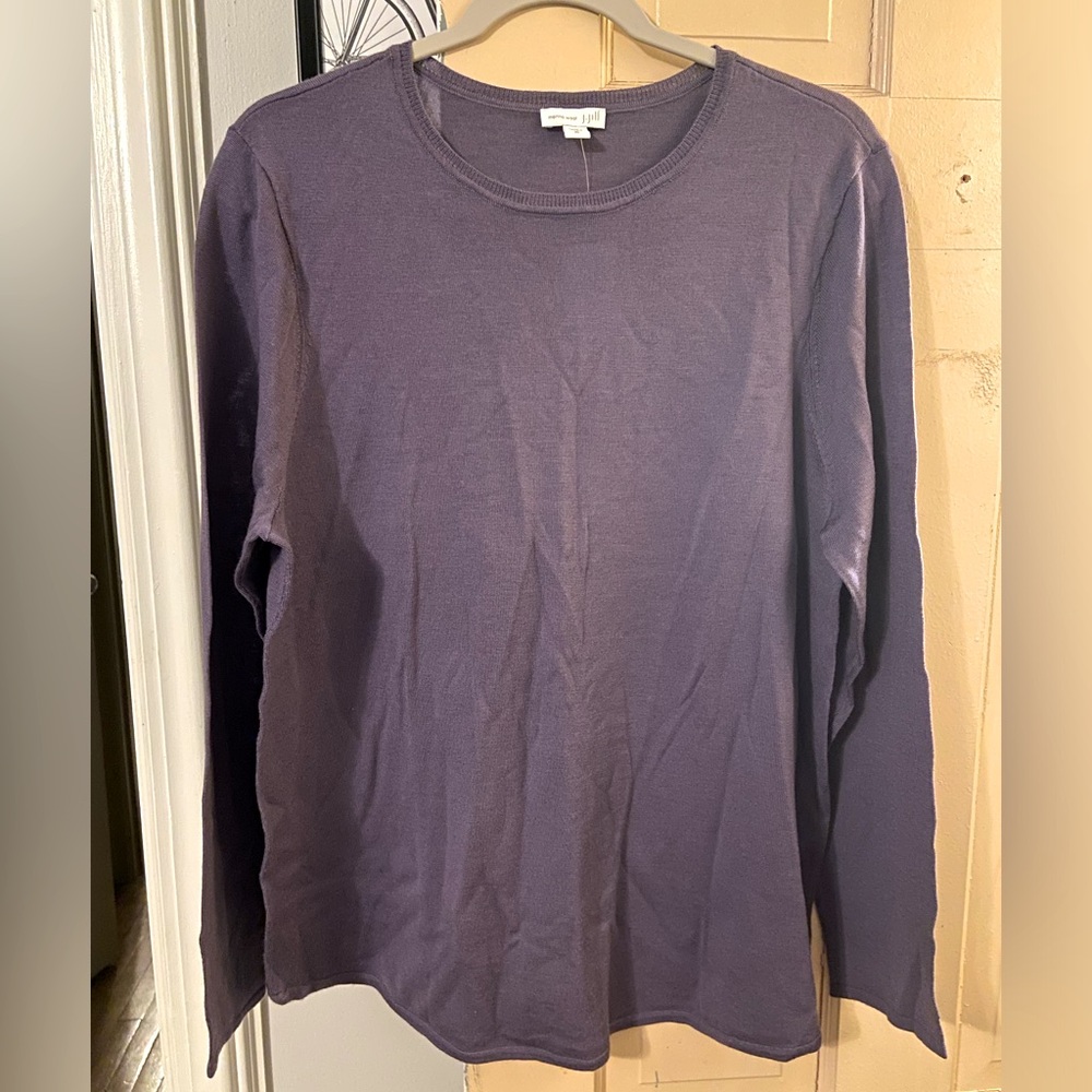 Lightweight purple J. Jill sweater